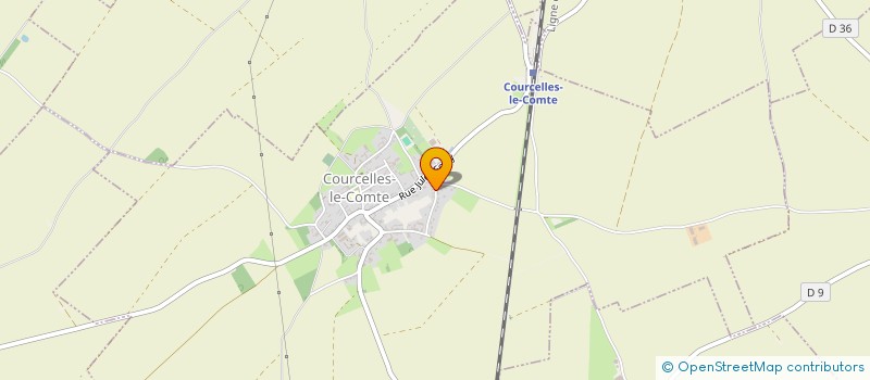 localisation de l'entreprise MONSIEUR VINCENT LEVIEZ  COURCELLES-LE-COMTE