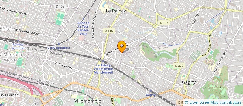 localisation de l'entreprise MONSIEUR VINCENT LHERMITE  VILLEMOMBLE