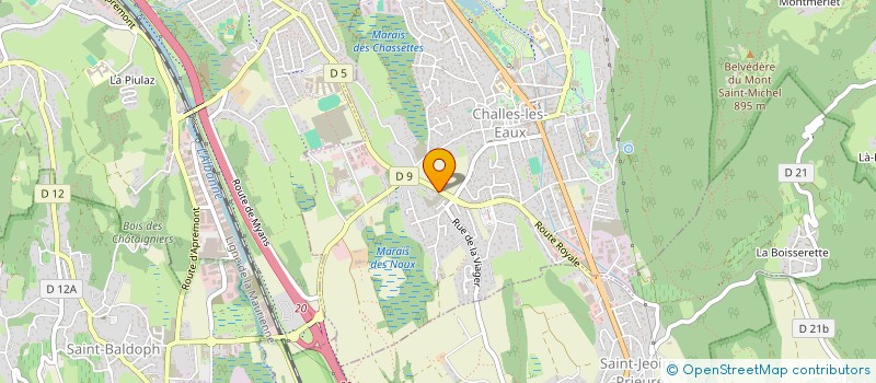 localisation de l'entreprise MONSIEUR VINCENT LHERONDELLE à CHALLES-LES-EAUX