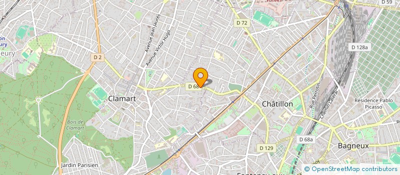 localisation de l'entreprise MONSIEUR VINCENT LHUILLIER à CLAMART