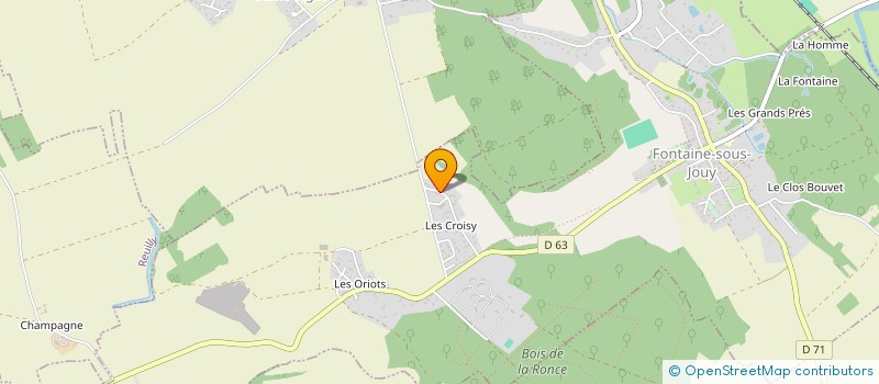 localisation de l'entreprise MONSIEUR VINCENT LIBERT  FONTAINE-SOUS-JOUY