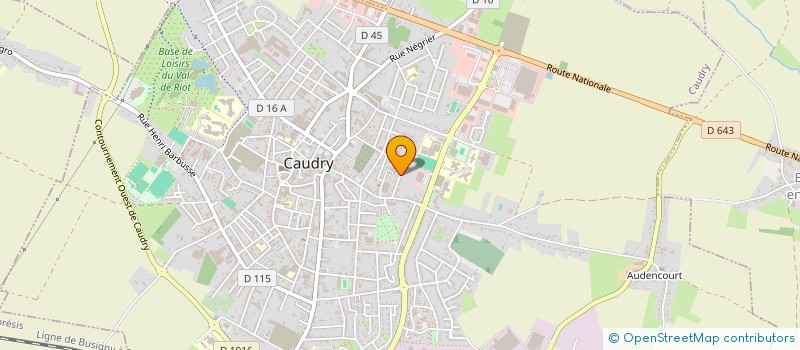localisation de l'entreprise MONSIEUR VINCENT LIBESSART  CAUDRY
