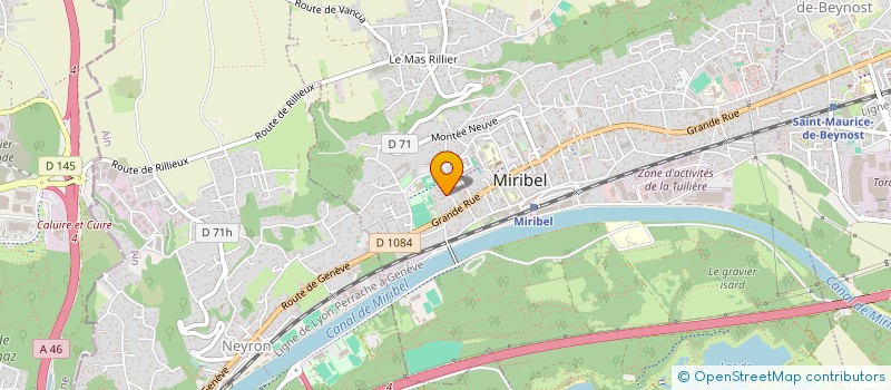 localisation de l'entreprise MONSIEUR VINCENT LIENARD à MIRIBEL