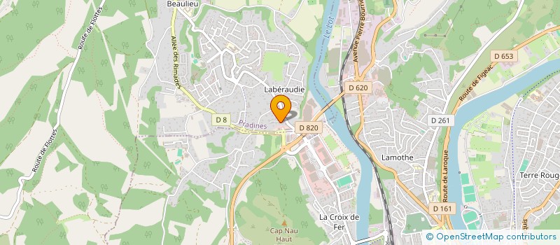 localisation de l'entreprise MONSIEUR VINCENT LIETAER  PRADINES