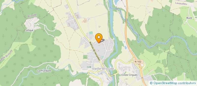 localisation de l'entreprise MONSIEUR VINCENT LIEURADE  VIEILLE-BRIOUDE
