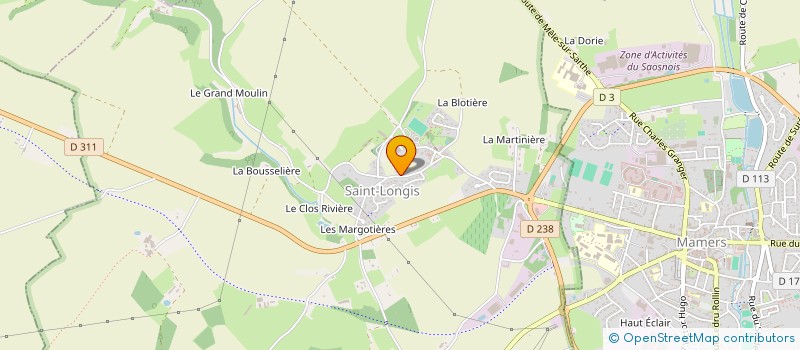 localisation de l'entreprise MONSIEUR VINCENT LIGER  SAINT-LONGIS