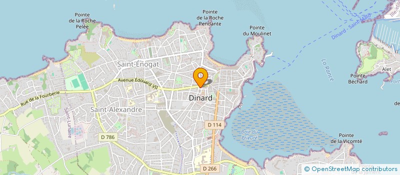 localisation de l'entreprise MONSIEUR VINCENT LIGNEUL  DINARD