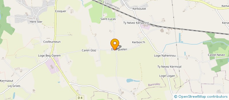 localisation de l'entreprise MONSIEUR VINCENT LINGUENHELD  BANNALEC