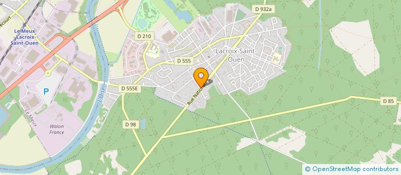 localisation de l'entreprise MONSIEUR VINCENT LION  LACROIX-SAINT-OUEN