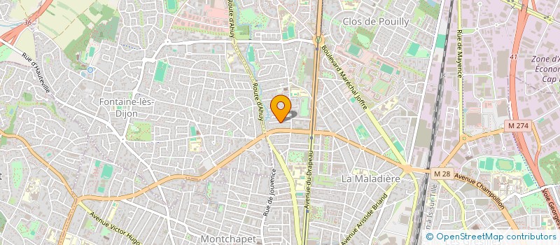 localisation de l'entreprise MONSIEUR VINCENT LIOT à DIJON