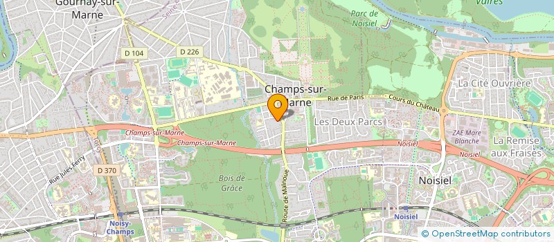 localisation de l'entreprise MONSIEUR VINCENT LITREM à CHAMPS-SUR-MARNE