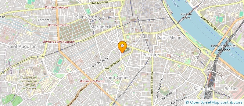 localisation de l'entreprise MONSIEUR VINCENT LIUZZI  BORDEAUX