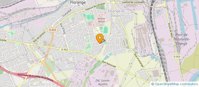 localisation de l'entreprise MONSIEUR VINCENT LIVRIERI  FLORANGE