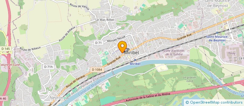 localisation de l'entreprise MONSIEUR VINCENT LLILIO à MIRIBEL