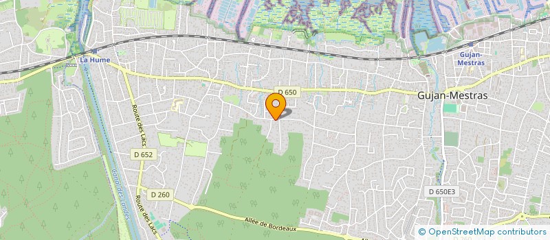 localisation de l'entreprise MONSIEUR VINCENT LLORENS  GUJAN-MESTRAS