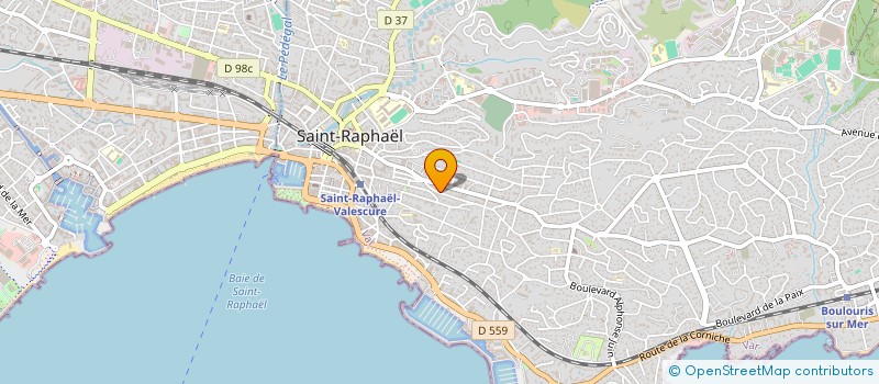 localisation de l'entreprise MONSIEUR VINCENT LOBBRECHT  SAINT-RAPHAEL