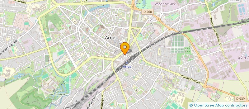 localisation de l'entreprise MONSIEUR VINCENT LOCHE à ARRAS
