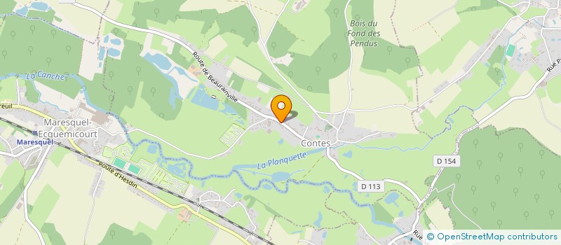 localisation de l'entreprise MONSIEUR VINCENT LOEUILLEUX  CONTES