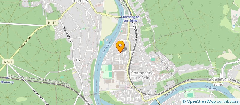 localisation de l'entreprise MONSIEUR VINCENT LOISON à CHAMPAGNE-SUR-SEINE