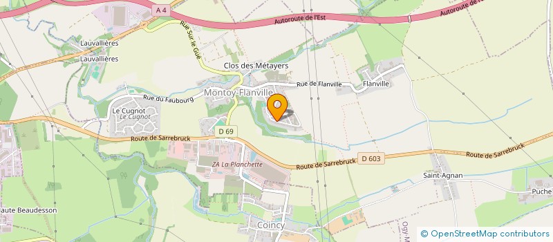 localisation de l'entreprise MONSIEUR VINCENT LOMBARD  OGY-MONTOY-FLANVILLE