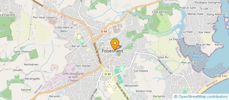 localisation de l'entreprise MONSIEUR VINCENT LOMEL à FOUESNANT