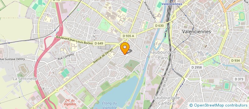 localisation de l'entreprise MONSIEUR VINCENT LOOSFELT à AULNOY-LEZ-VALENCIENNES