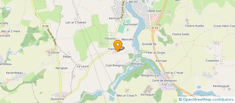 localisation de l'entreprise MONSIEUR VINCENT LOPEZ à BOURG-BLANC