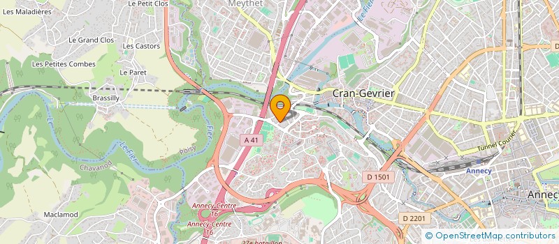 localisation de l'entreprise MONSIEUR VINCENT LOPEZ  ANNECY