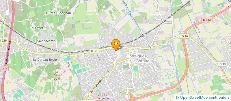 localisation de l'entreprise MONSIEUR VINCENT LOREL  ENTRAIGUES-SUR-LA-SORGUE