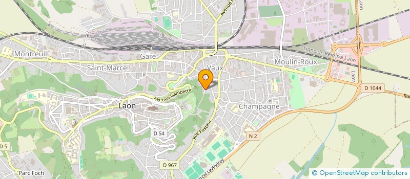 localisation de l'entreprise MONSIEUR VINCENT LOUAHEM M SABAH à LAON