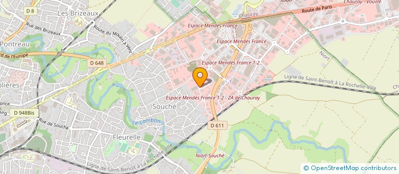 localisation de l'entreprise MONSIEUR VINCENT LOUIS  NIORT