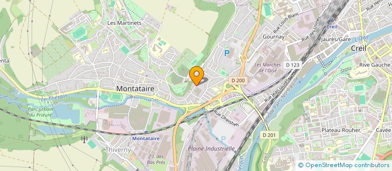 localisation de l'entreprise MONSIEUR VINCENT LOUIS-LOUISY  MONTATAIRE