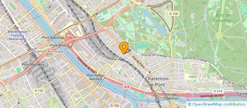localisation de l'entreprise MONSIEUR VINCENT LOUISFERT à CHARENTON-LE-PONT