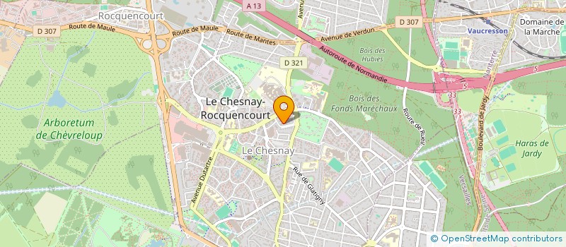 localisation de l'entreprise MONSIEUR VINCENT LOULERGUE à LE CHESNAY-ROCQUENCOURT
