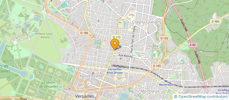 localisation de l'entreprise MONSIEUR VINCENT LOUMOUAMOU à VERSAILLES