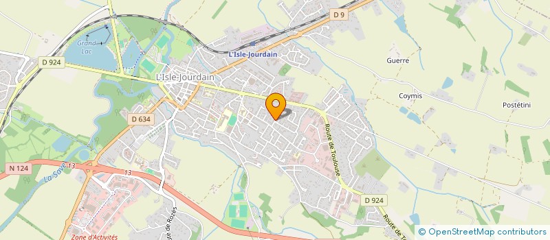 localisation de l'entreprise MONSIEUR VINCENT LOUVET  L'ISLE-JOURDAIN