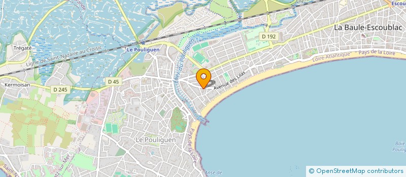 localisation de l'entreprise MONSIEUR VINCENT LOUYAT à LA BAULE-ESCOUBLAC