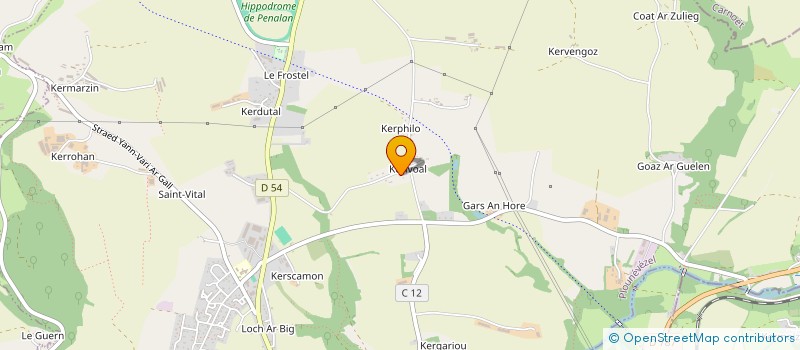 localisation de l'entreprise MONSIEUR VINCENT LUCAS  PLOUNEVEZEL