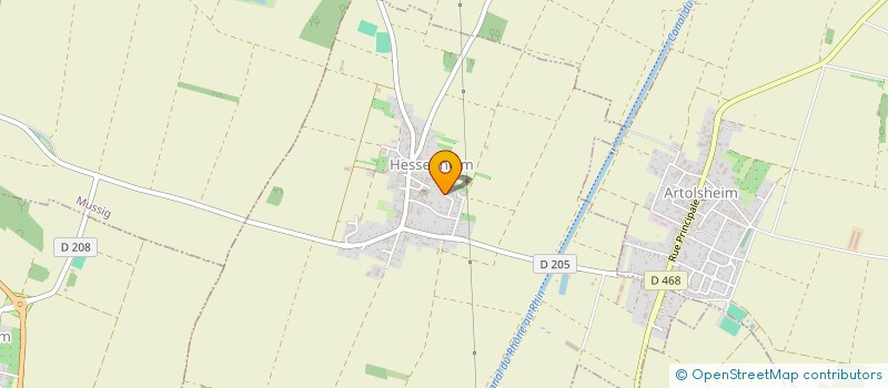 localisation de l'entreprise MONSIEUR VINCENT LUCAS  HESSENHEIM