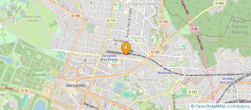 localisation de l'entreprise MONSIEUR VINCENT LUCHEZ à VERSAILLES