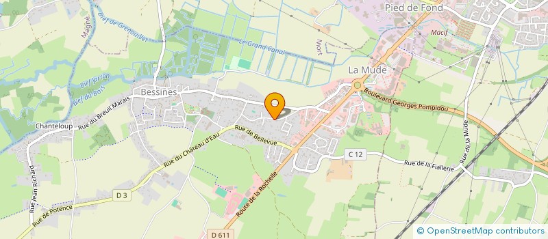 localisation de l'entreprise MONSIEUR VINCENT LUMEAU  BESSINES