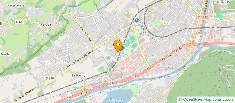 localisation de l'entreprise MONSIEUR VINCENT LUPARELLI  ALBERTVILLE