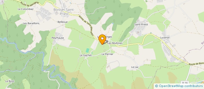 localisation de l'entreprise MONSIEUR VINCENT LUQUET  BOISSET-SAINT-PRIEST