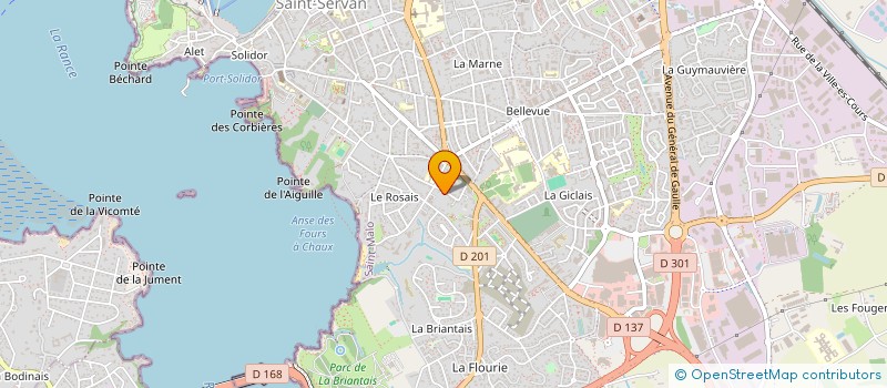 localisation de l'entreprise MONSIEUR VINCENT LURTON à SAINT-MALO