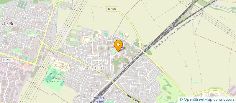 localisation de l'entreprise MONSIEUR VINCENT M BULU à GONESSE