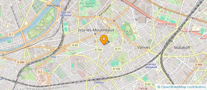 localisation de l'entreprise MONSIEUR VINCENT MADEC à ISSY-LES-MOULINEAUX