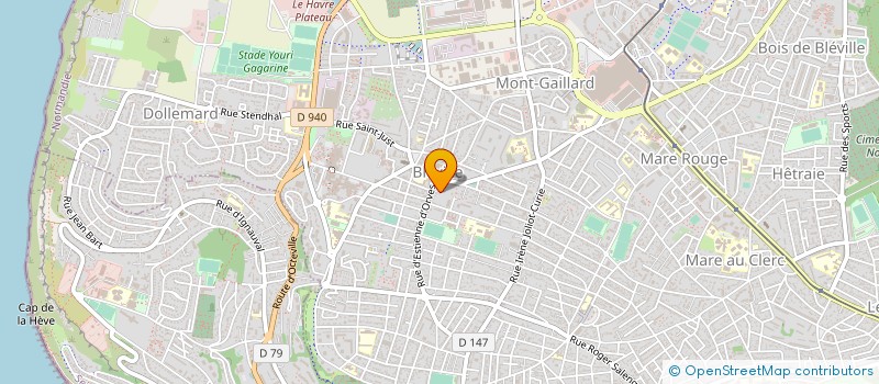 localisation de l'entreprise MONSIEUR VINCENT MADELEINE à LE HAVRE