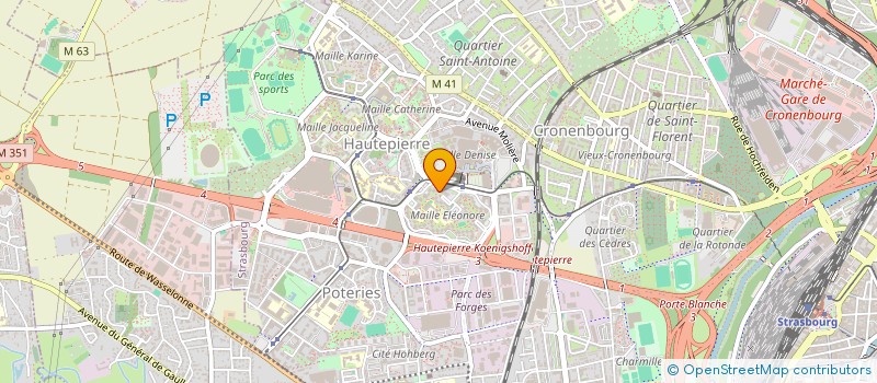 localisation de l'entreprise MONSIEUR VINCENT MADOJEMU à STRASBOURG