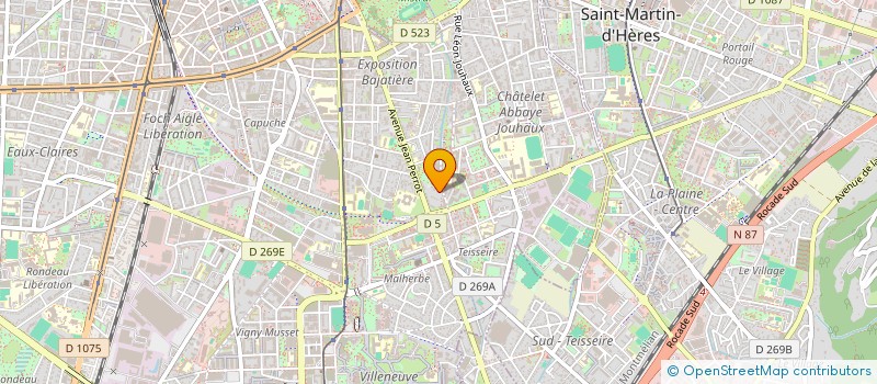 localisation de l'entreprise MONSIEUR VINCENT MAGNAN à GRENOBLE