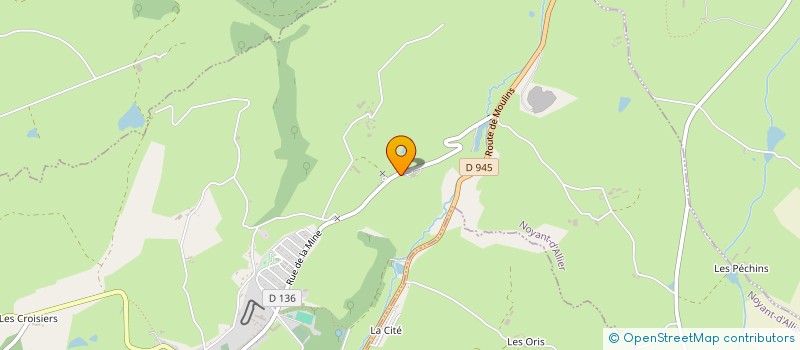 localisation de l'entreprise MONSIEUR VINCENT MAGNE  NOYANT D'ALLIER